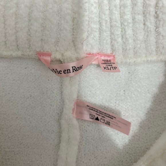 La Vie en Rose fuzzy loungewear pants - Picture 2 of 2